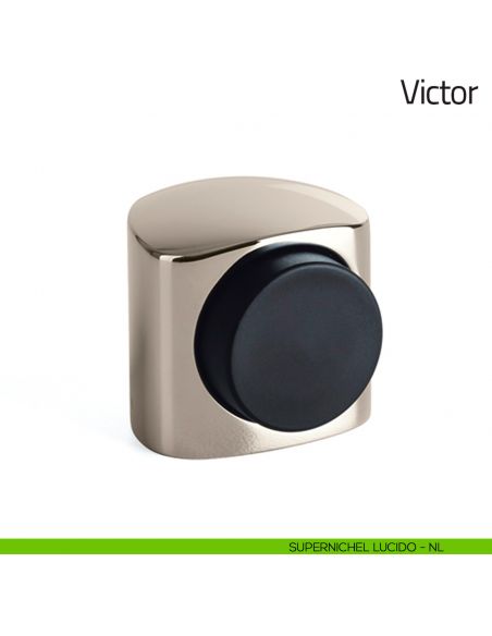 Fermaporta magnetico Victor Olivari supernichel lucido