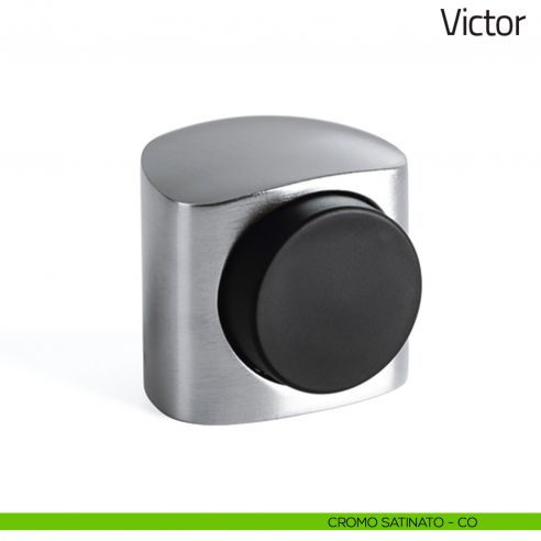 Fermaporta Victor Olivari cromo satinato