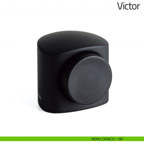 Fermaporta Victor Olivari nero opaco