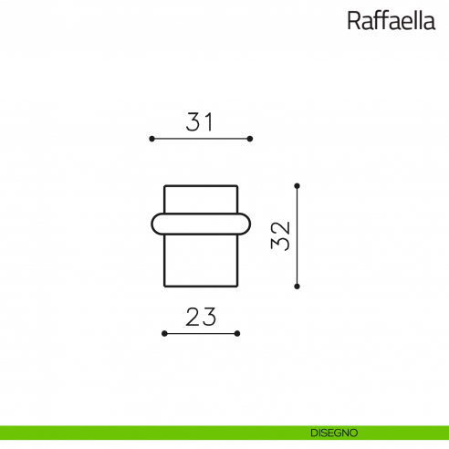 Fermaporta Raffaella Olivari disegno