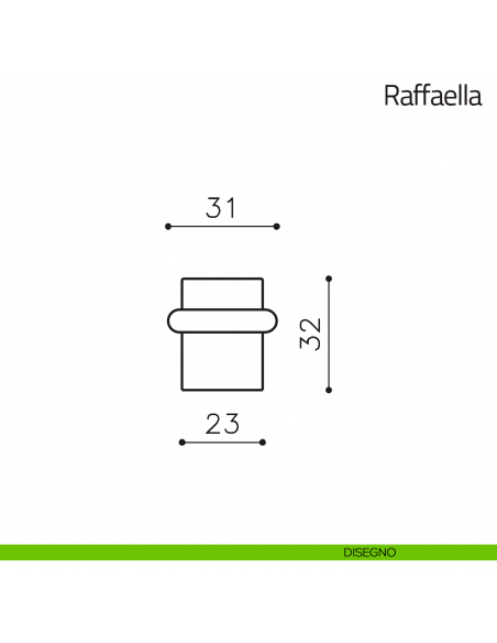 Fermaporta Raffaella Olivari disegno