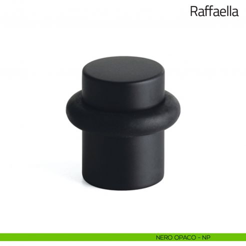 Fermaporta Raffaella Olivari nero opaco