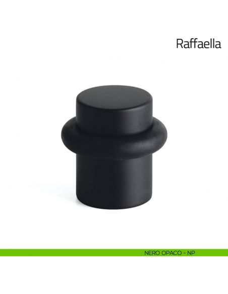 Fermaporta Raffaella Olivari nero opaco