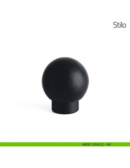 Fermaporta Stilo Olivari nero opaco