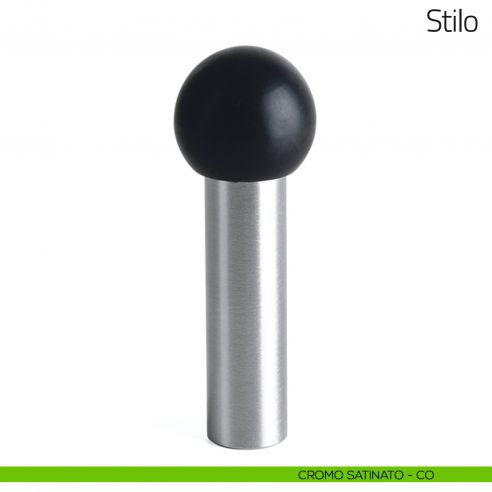 Fermaporta Stilo Olivari cromo satinato