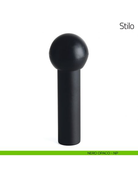 Fermaporta Stilo Olivari nero opaco