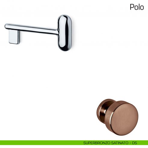 Chiave per porta interna Polo Olivari superbronzo satinato