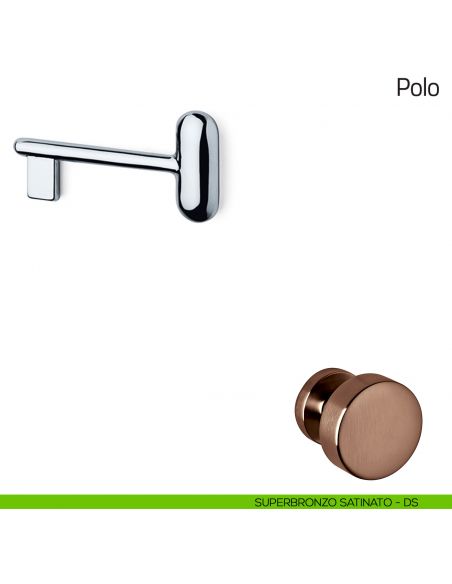 Chiave per porta interna Polo Olivari superbronzo satinato