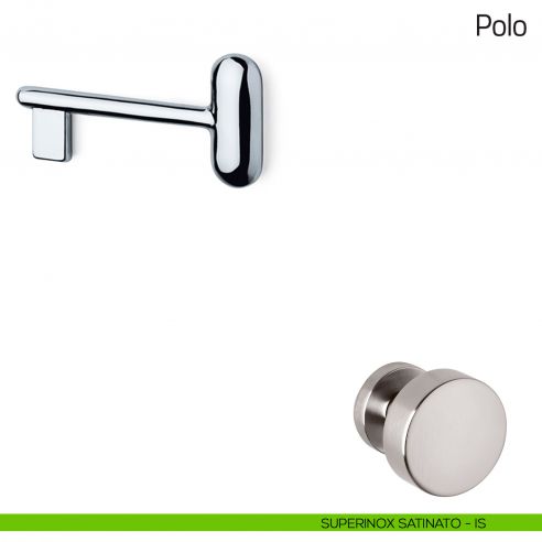 Chiave per porta interna Polo Olivari superinox satinato