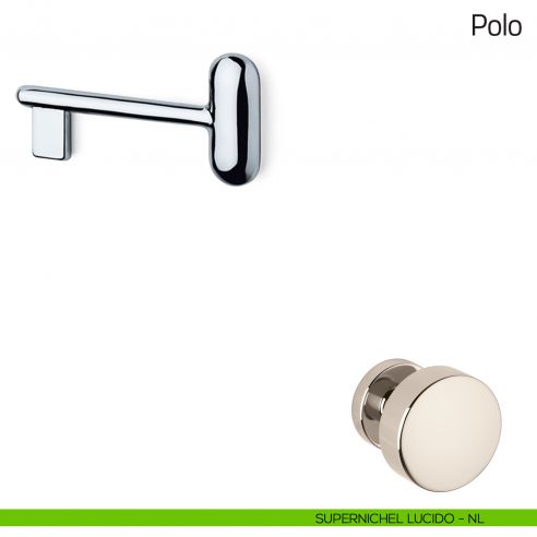 Chiave per porta interna Polo Olivari supernichel lucido