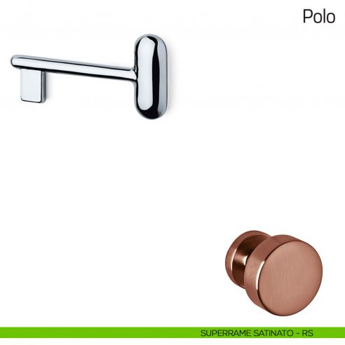 Chiave per porta interna Polo Olivari superrame satinato