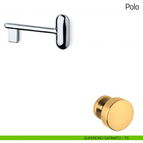 Chiave per porta interna Polo Olivari superoro satinato