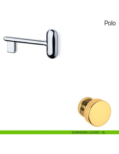 Chiave per porta interna Polo Olivari superoro lucido