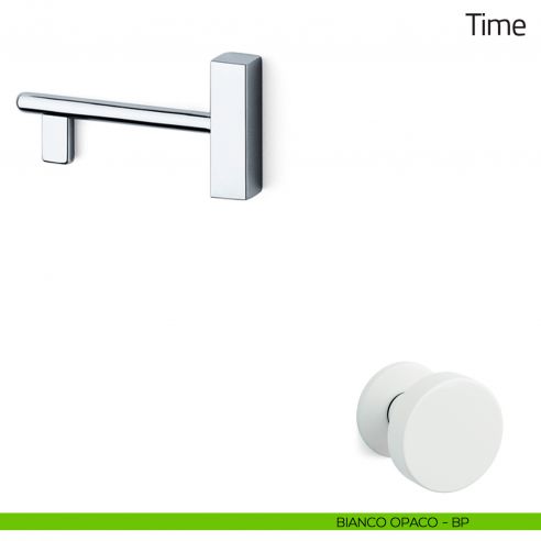 Chiave per porta interna Time Olivari bianco opaco