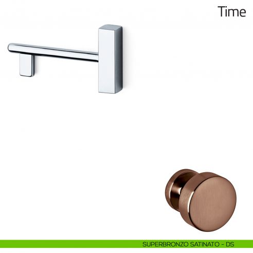Chiave per porta interna Time Olivari superbronzo satinato