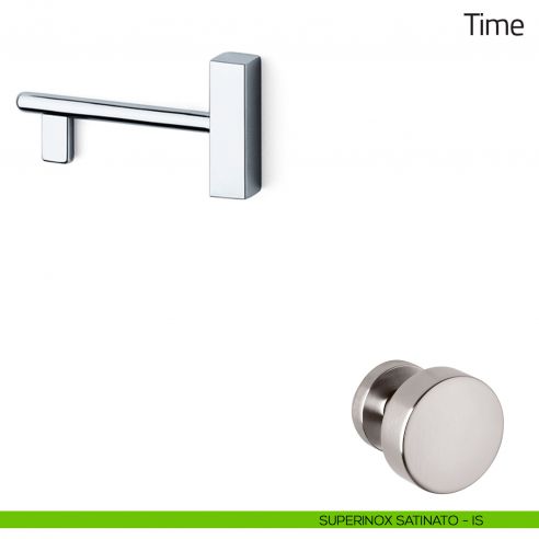 Chiave per porta interna Time Olivari superinox satinato