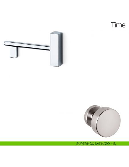 Chiave per porta interna Time Olivari superinox satinato
