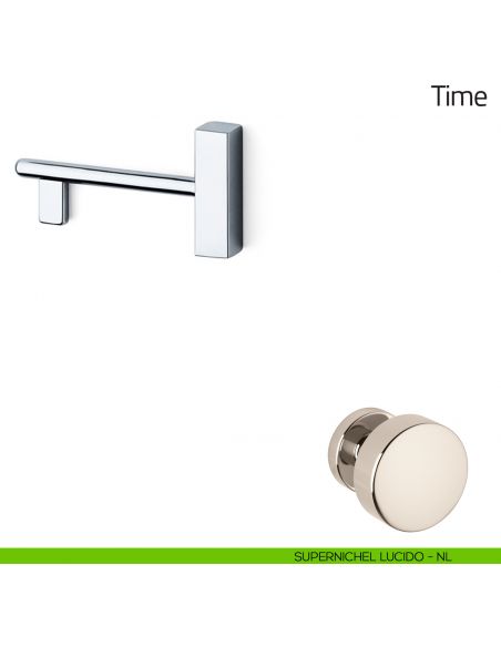Chiave per porta interna Time Olivari supernichel lucido