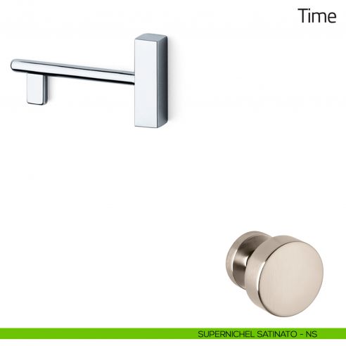 Chiave per porta interna Time Olivari supernichel satinato