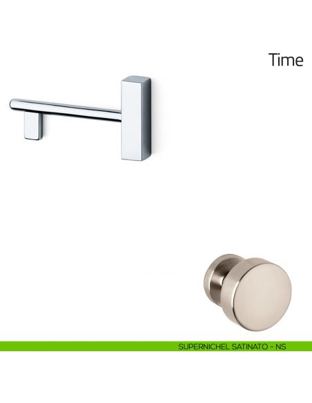 Chiave per porta interna Time Olivari supernichel satinato