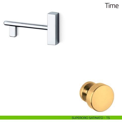 Chiave per porta interna Time Olivari superoro satinato