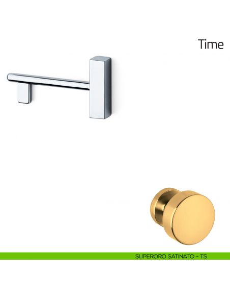 Chiave per porta interna Time Olivari superoro satinato