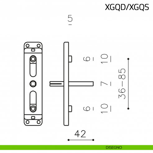 Movimento Gratz Q.7 per cremonese Olivari disegno