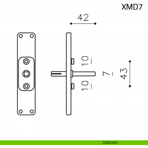 Movimento martellina + DK per cremonese Olivari 4 scatti disegno