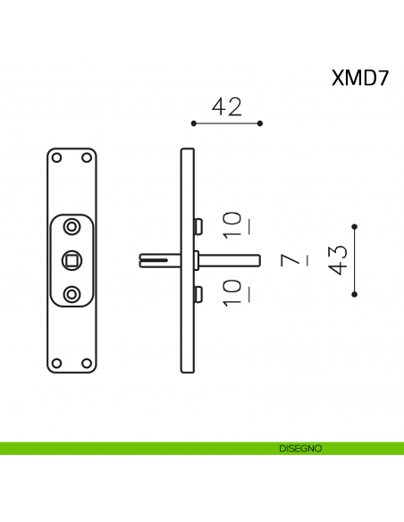 Movimento martellina + DK per cremonese Olivari 4 scatti disegno