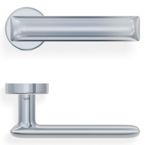 Maniglia per porta H 386 Valli collezione Fusital