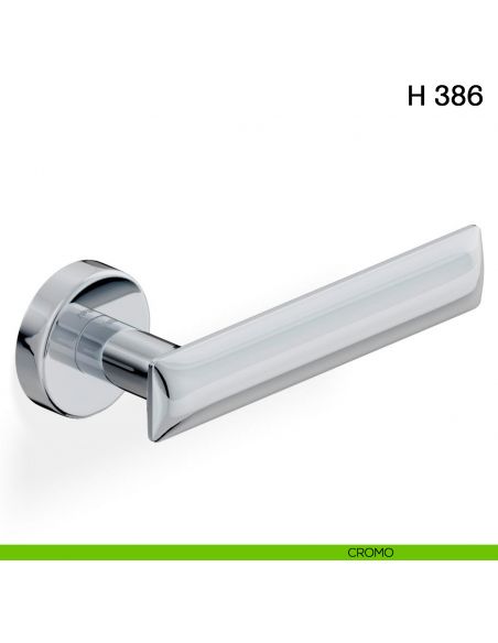 Maniglia per porta H 386 Valli collezione Fusital cromo