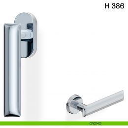 Maniglia per finestra martellina DK H 386 Valli collezione Fusital 2