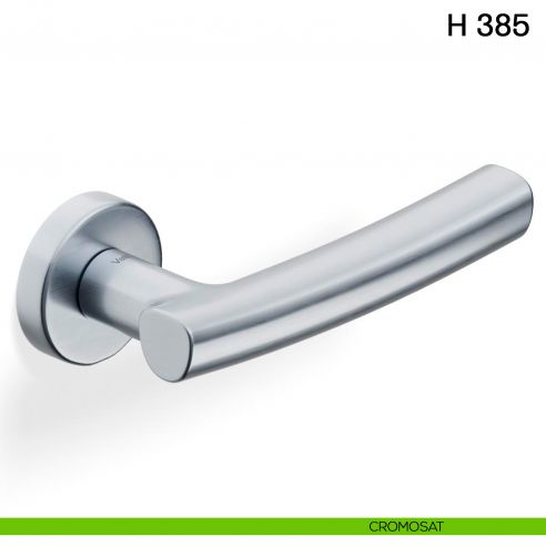 Maniglia per porta H 385 Valli collezione Fusital cromosat