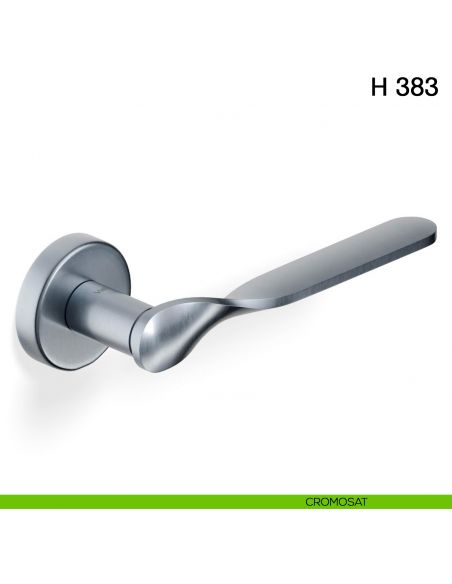 Maniglia per porta H 383 Valli collezione Fusital cromosat