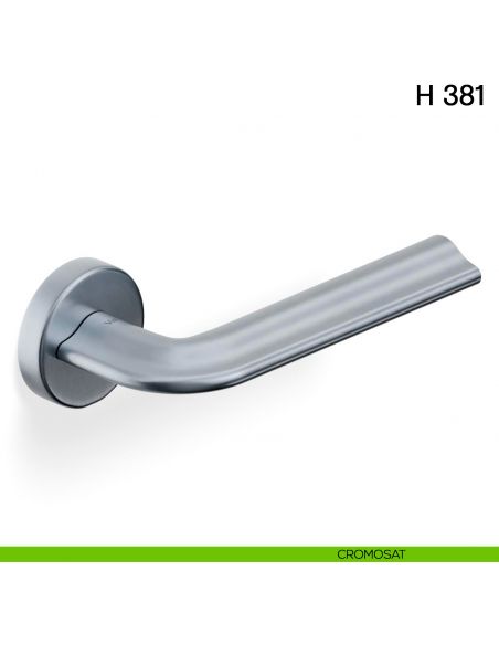 Maniglia per porta H 381 Valli collezione Fusital cromosat