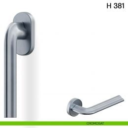 Maniglia per finestra martellina DK H 381 Valli collezione Fusital 2