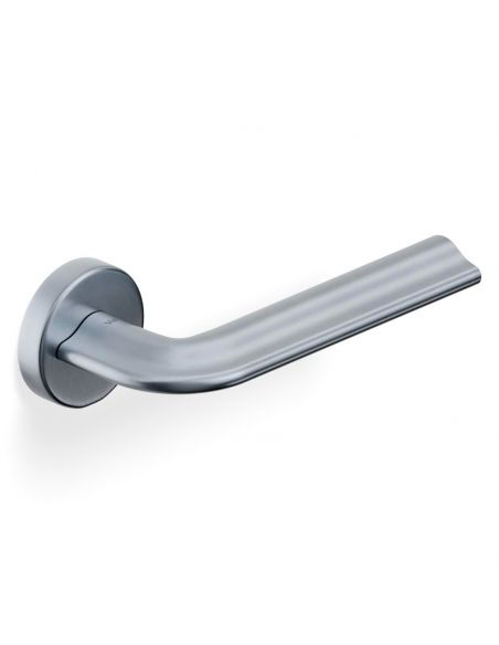 Maniglia per porta H 381 Valli collezione Fusital con rosetta fine