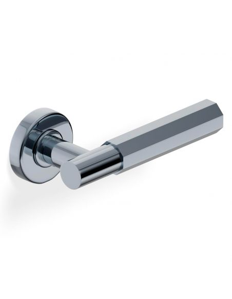 Maniglia per porta H 380 Valli collezione Fusital con rosetta fine