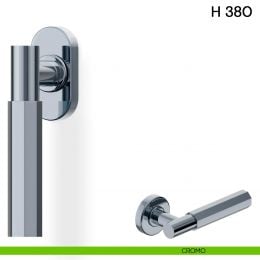 Maniglia per finestra martellina DK H 380 Valli collezione Fusital 2