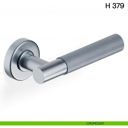 Maniglia per porta H 379 Valli collezione Fusital cromosat