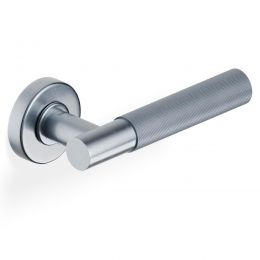 Maniglia per porta H 379 Valli collezione Fusital con rosetta fine