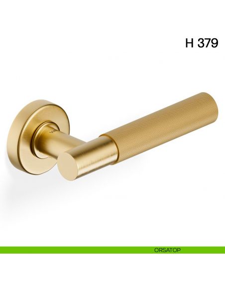 Maniglia per porta H 379 Valli collezione Fusital con rosetta fine orsatop