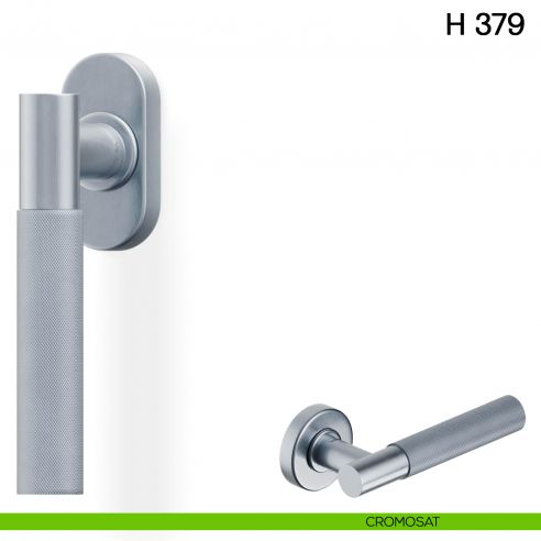 Maniglia per finestra martellina DK H 379 Valli collezione Fusital cromosat