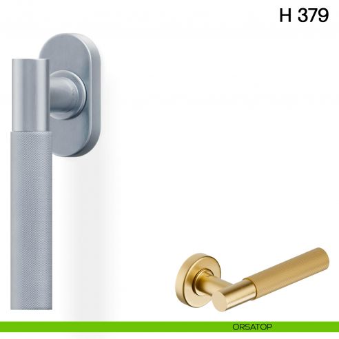 Maniglia per finestra martellina DK H 379 Valli collezione Fusital orsatop