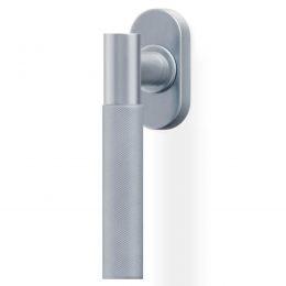 Maniglia per finestra martellina DK H 379 Valli collezione Fusital con rosetta fine