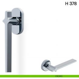 Maniglia per finestra martellina DK H 378 Valli collezione Fusital 2
