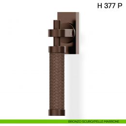 Maniglia in pelle per finestra martellina DK H 377 P Valli collezione Fusital 2