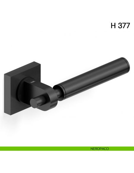 Maniglia per porta H 377 Valli collezione Fusital neropaco