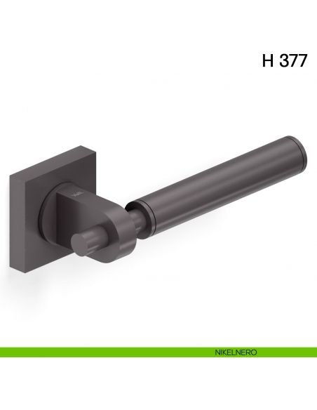 Maniglia per porta H 377 Valli collezione Fusital nikelnero