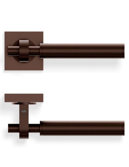 Maniglia per porta H 377 Valli collezione Fusital con rosetta fine